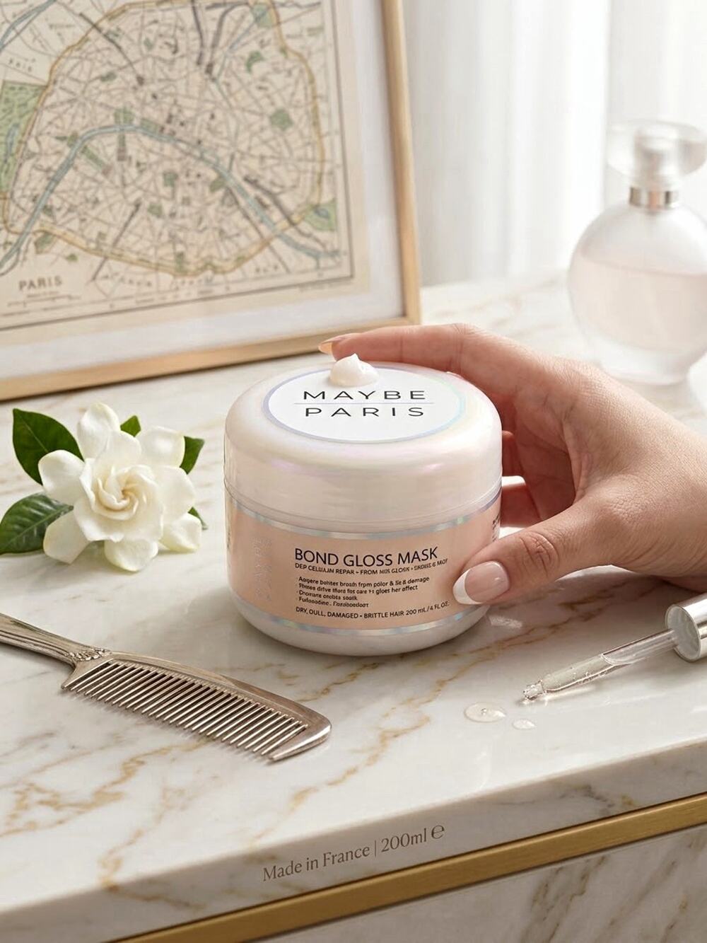 Maybe Paris Bond Gloss Mask 200ml / 6.76 fl oz Hair Treatment Sealed NIB